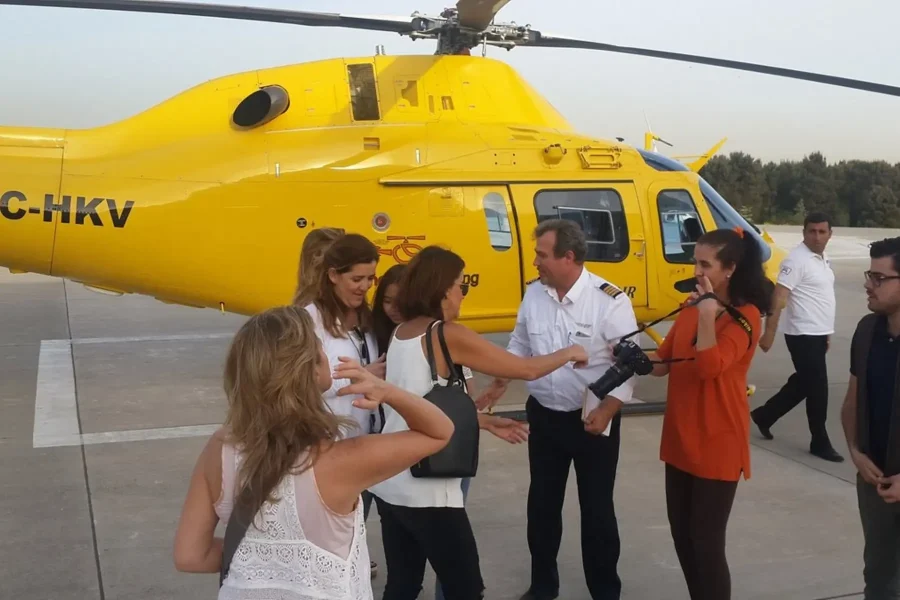 Private Helicopter Tour from Çanakkale