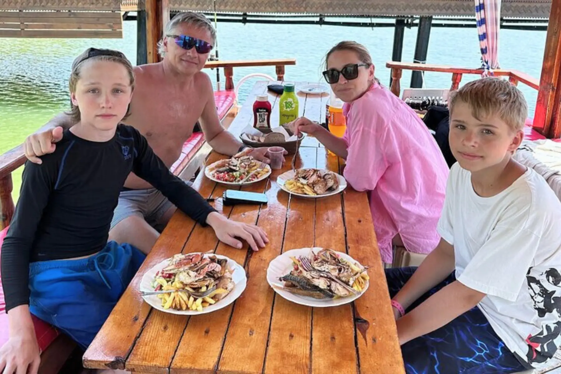  12:30 – Lunch on Board